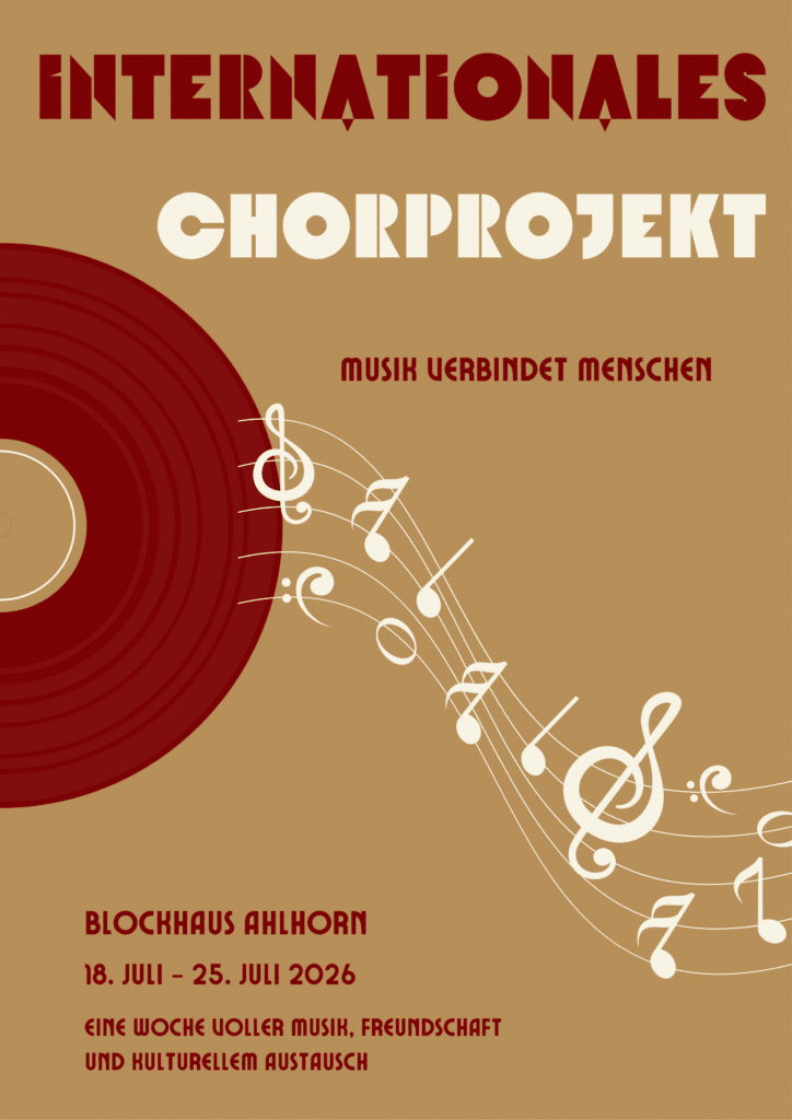 Poster del Progetto Coro Internazionale