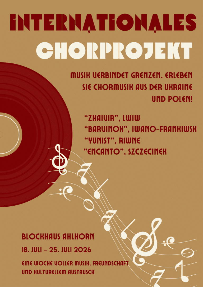 Internationales Chorprojekt Plakat